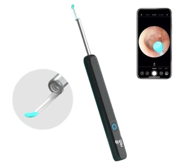 SMART OTOSKOP KAMERA CZYSZCZENIE USZU WOSK WIFI HD APLIKACJA ENDOSKOP