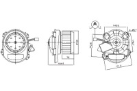 фото thumb №2, Вентилятор вентилятор салону nissens 87551 mercedes a 13- rhd nissens