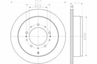 фото thumb №1, Textar гальмівні диски гальмівні 2szt. lexus lx toyota land