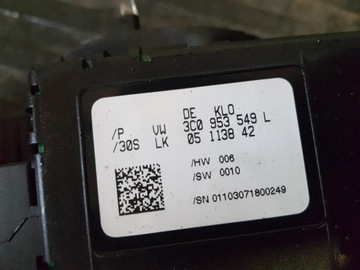 фото thumb №5, Vw passat b6 перемикач комбінований 3c0953549