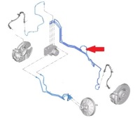 фото thumb №5, Трубка  тормозной жёсткий ford focus mk4 kuga mk3 lh oem номер 2505004