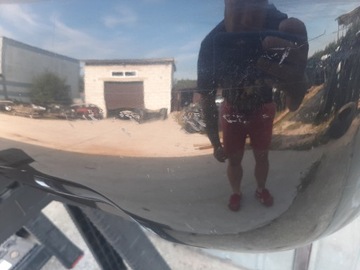 фото thumb №9, Бампер зад задній kia rio ii 5d 5 двері роки 2005-2011 чорний хетчбек