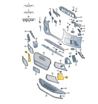 фото thumb №11, Audi rs6 avant c7 передня частина бампер правий решітка 4g0807246a