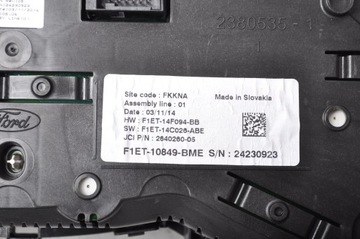 фото thumb №8, Focus mk3 спідометр  прилади f1et-10849-bme англієць