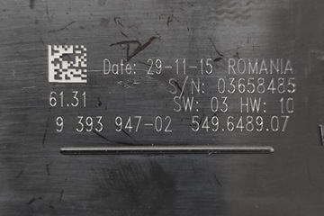 фото thumb №7, Bmw 3 f30 модуль управляющая переключателем фары 9393947 3.0 дизель