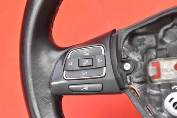 фото thumb №8, Руль кожаный мультифункция 1t0419091ac vw tiguan 1 i 11-17