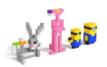 KLOCKI MAGNETYCZNE PIXIO MINI MONSTER ALIENZ 26 EL