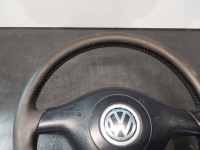 фото thumb №10, Руль трёхспицевый кожаный volkswagen passat b5 1j0419091af