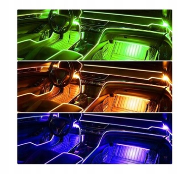 Светодиодная лента RGB NEON для салона автомобиля CARS
