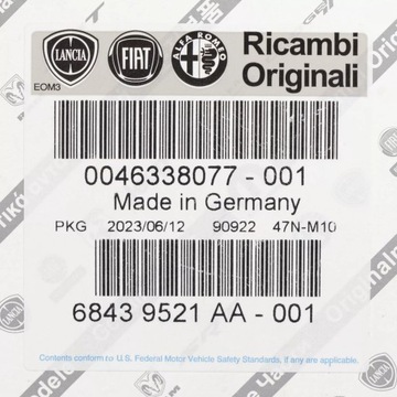 фото thumb №9, Jeep renegade fiat 500x 1.3 tb форсунка инжектор 46338077