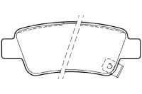фото thumb №1, Valeo гальмівні колодки гальмівні honda cr-v iii iv 07- задня