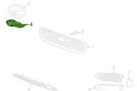 фото thumb №10, Jaguar f-pace x761 решітка радіатора радіатора s емблема новий оригінальний t4n5886