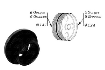 фото thumb №1, Колесо ременное вала sasic 11231432471 11231438995 800