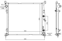 фото thumb №2, Радіатор двигуна mercedes gl x166 gle c292 gl