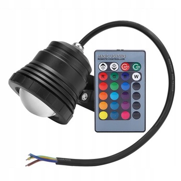 ПОДВОДНЫЙ СВЕТИЛЬНИК С ПУЛЬТОМ ДИСТАНЦИОННОГО УПРАВЛЕНИЯ RGB LED ОСНОВАНИЕ