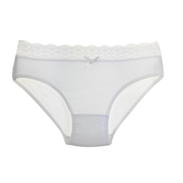 MORAJ Комплект из 3 трусиков GIRLS' PANTIES детские трусики COMMUNION белые кружевные 134-140