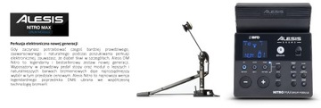Электронные барабаны Alesis Nitro Max + Drumeo Set