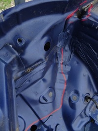 фото thumb №13, Nissan iv x-trail t33 лонжерон чверть права перед поріг блок двигуна rby 2022-