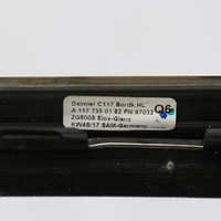 фото thumb №12, Mercedes c117 молдинг дверь уплотнитель задняя левая хром a1177350182