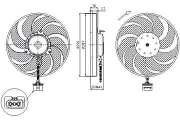 фото thumb №12, Nissens вентилятор радіатор audi a 3 / s 3 8l