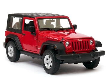 Jeep Wrangler 2007 Welly в масштабе 1:24 красный ZD