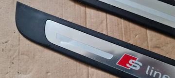 фото thumb №10, A6 c7 4g рестайлінг планка планки накладки порогові перед зад ліві праві