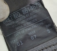 фото thumb №2, Pas безпеки правий перед volvo c70 8614679