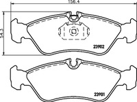 фото thumb №3, Hella тормозные колодки тормоза задняя do mb vw