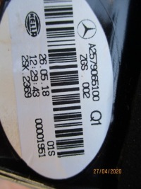 Mercedes cls w257 фара задняя правая w крышке  led с Разборки, фото thumb