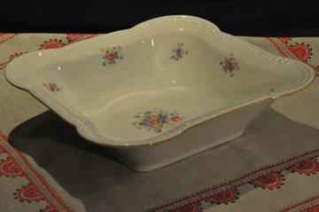 Koenigszelt Karola ecru квадратный салатник 24,5 x 24,5 x 6,5 см цветы