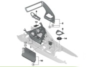 Bmw i8 l12 рамка декоративна заглушка молдинг 9284827 консолі кронштейн оздоблення p Київ, фото thumb