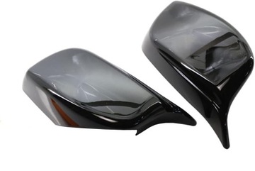 BMW E60 E61 E63 E64 2003-2009 Корпус ЗЕРКАЛА КРЫШКА ALAM5 Черный глянец