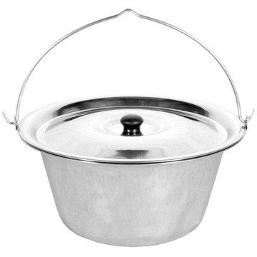 UNIWERSALNA POKRYWKA ZE STALI NIERDZEWNEJ INOX DO GARNKÓW KOCIOŁKA 40 cm