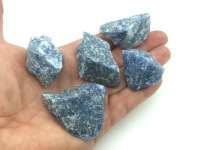 синий кварц, натуральный необработанный камень, 3 – 3,5 см.