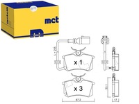 фото thumb №1, Metelli тормозные колодки тормозные seat cordoba 1.9 tdi 6l2