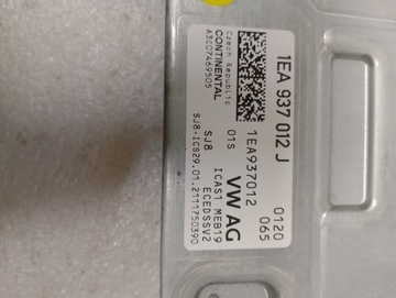 МОДУЛЬ КОМФОРТА VW SKODA ENYAQ IV SUV 1EA937012J