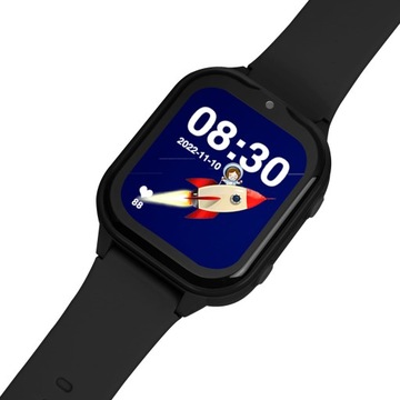 Умные часы Garett Kids Sun Ultra 4G, черные, камера для вызова местоположения