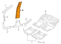 фото thumb №7, Jeep cherokee kl 14-18 захист обшивка стійка лівий