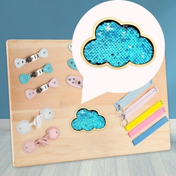 2 шт. Доска для занятий, пасмурно, DIY, Монтессори, ранняя