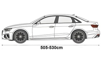 Pokrowiec przeciwgradowy na samochód antygradowy 7mm auto grad SEDAN 530