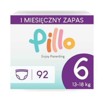 Брюки Pillo Размер 6 (13-18 кг) - 92 шт - Брюки-подгузники 4х23.