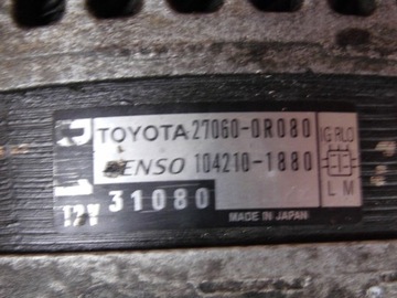 фото thumb №6, Toyota avensis iii t27 2.0 d4d генератор 270600r080