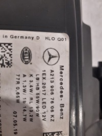 фото thumb №5, Mercedes w213 238 лампа права led multibeam eu kpl