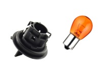 фото thumb №1, Цоколь + лампочка py21w поворотник citroen c5