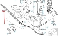 фото thumb №7, Труба вентиляционная бак топлива bmw 3 e46 16117176552 7176552
