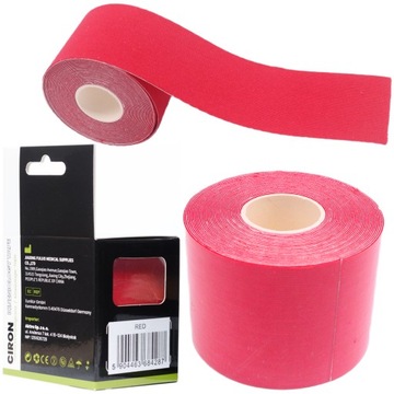 TEJPY Plastry kinesio kinesiotaping tape CIRON 5m TAŚMA kinezjologiczna