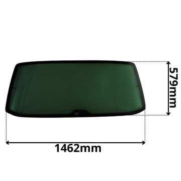 фото thumb №1, Скло задня зчеплення w кришка багажника зад vw transporter t5 03- 0373