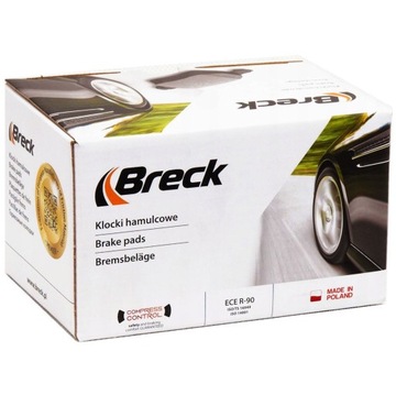 фото thumb №1, Breck гальмівні колодки гальмівні зад renault arkana i clio v megane 2008-
