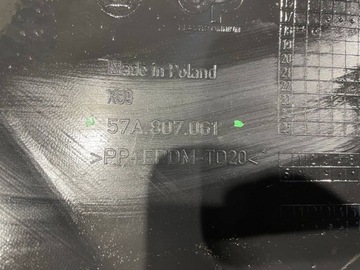 фото thumb №9, Skoda karoq 57a 17-21 спойлер накладка бампера перед передня