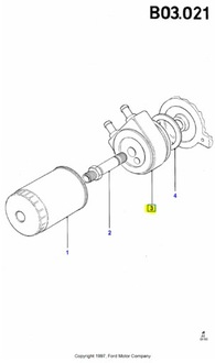 фото thumb №8, Модуль радиатор масла ford transit 1994-2000 оригинальный номер 1086146